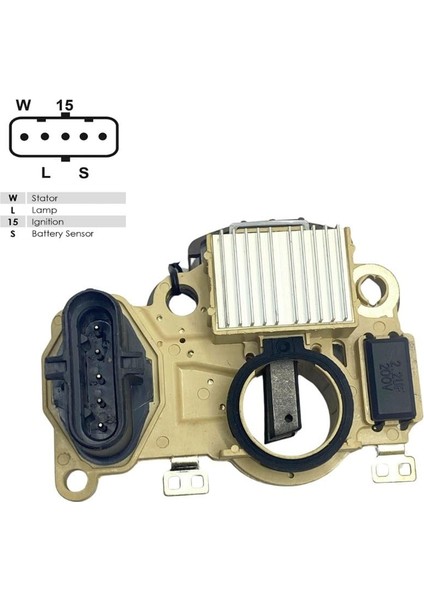 24V KÖMÜRLÜ KONJEKTÖR MITSUBISHI TİPİ 110 A (5 FİŞ) (DAR HAVUZ) OTOKAR-RENAULT-VOLVO fiyatları