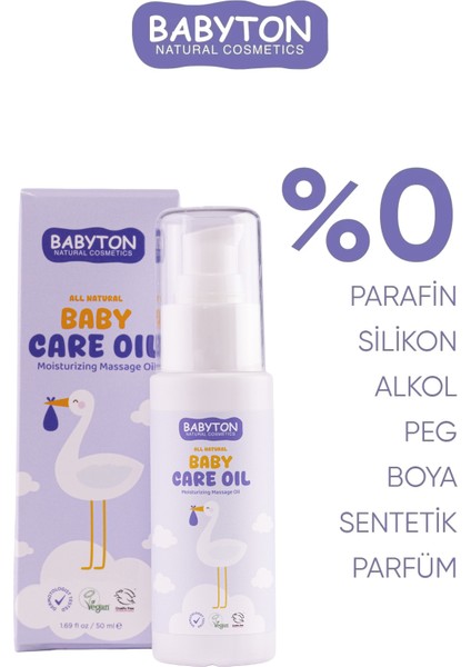 Doğal Bebek Bakım Yağı 50 ml
