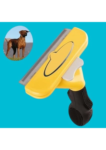 Pratikaı Kedi & Köpekler Için Kısa Tüylü Tüy Toplayıcı Tarak | Ergonomik & Etkili