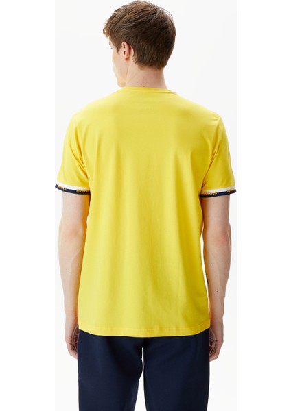 Erkek Sarı Standart Fit T-Shirt fiyatları
