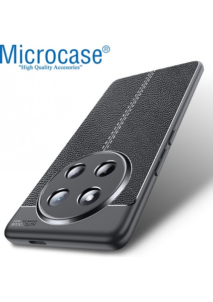 Huawei Honor Magic 7 Lite/honor X60 Pro/honor X9C 5g ile Uyumlu Leather Serisi Deri Efekt Silikon Kılıf - Siyah AL3337 fiyatları