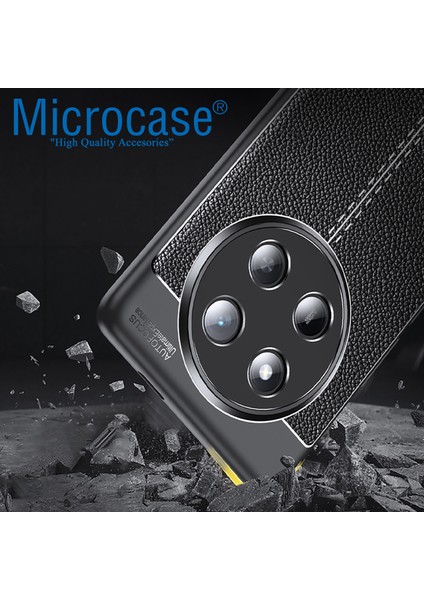 Huawei Honor Magic 7 Lite/honor X60 Pro/honor X9C 5g ile Uyumlu Leather Serisi Deri Efekt Silikon Kılıf - Siyah AL3337 fırsatları