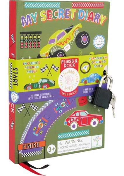 Kokulu Kilitli Günlük / Cars