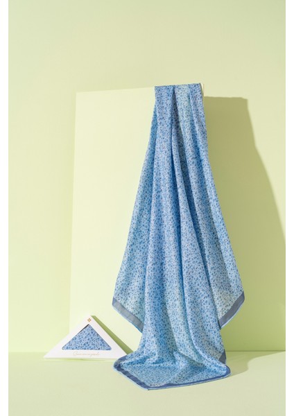 Kadın Çakıl Desen Pamuksu Soft Eşarp