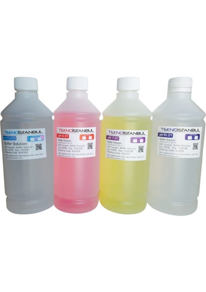 Ph 4.01 - 7.01 - 10.01 - 1413 Iletkenlik Kalibrasyon Sıvıları 250 ml