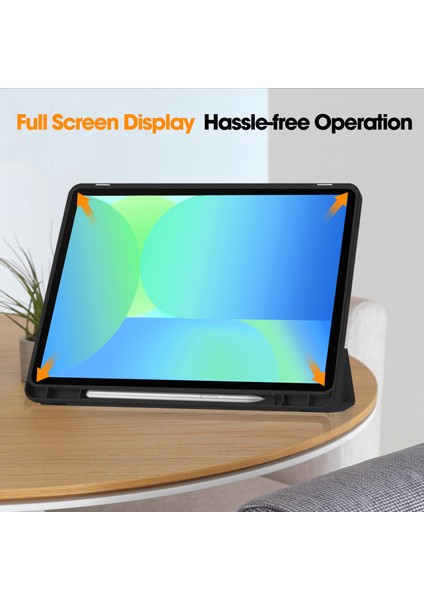 Samsung Galaxy Tab S10 Fe/ S9 Fe 5g 10.9 Inç/tab S9 11 Inç Için Kılıf - Dahili Kalem Yuvası, Ayarlanabilir Destek ve Darbeye Dayanıklı Koruma ile Mat Tpu Folio Akıllı Kılıf (Yurt Dışından)