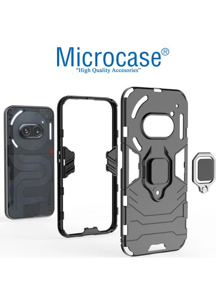 Nothingphone 2A Plus/nothingphone 2A 5g ile Uyumlu Batman Serisi Yüzük Standlı Armor Kılıf - Siyah AL3349 indirimleri