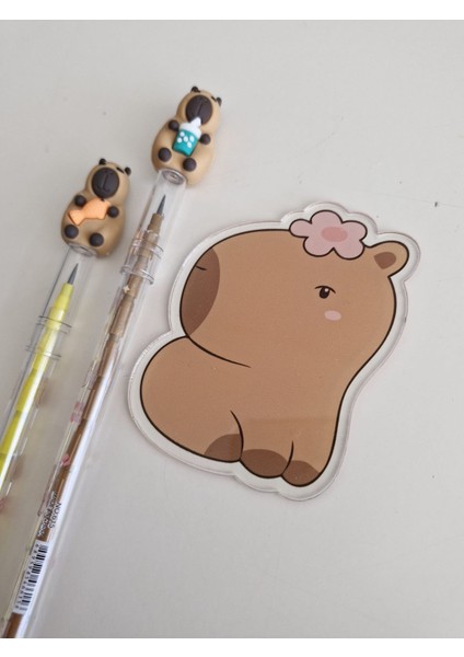 Capybara 2 Kalem ve Kitap Ayracı modelleri
