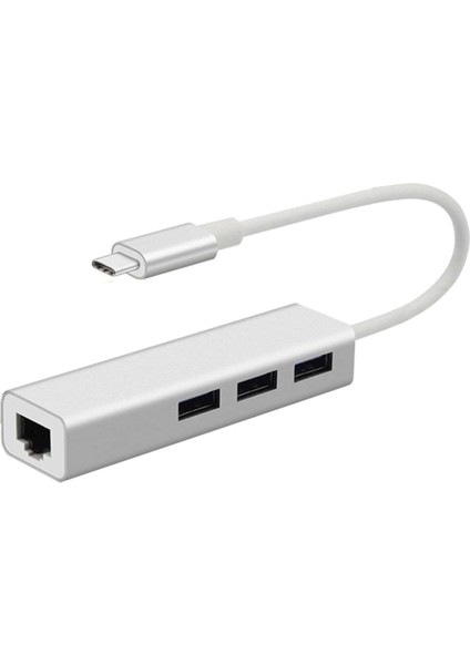 Datastar Type-C To Ethernet USB 3,0 Macbook Çevirici