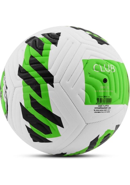 Futbol Topu – Halı Saha ve Sert Zemin Uyumlu + Pompa Hediyeli Orijinal Top - Yeşil No:5