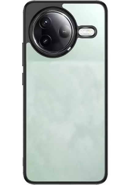 Xiaomi Poco F7 Pro Uyumlu Kılıf Transparan Silikon Volks Kapak Siyah