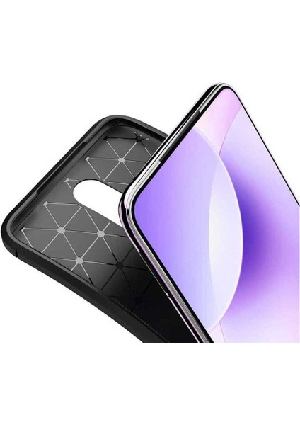 Oneplus 7 Uyumlu Karbon Desenli Negro Silikon Kılıf