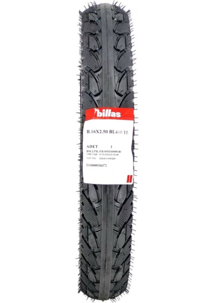 16X250 (62-305) Tl (Tubeless - Dubleks) Lastik
