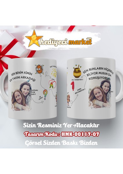 Prens Karakter Temalı Beyaz Kupa Bardak - HMK-00117-07 ve HMK-00117-08 fiyatları