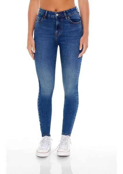 Mid-Rise Skinny Jean Pantolon