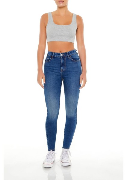 Mid-Rise Skinny Jean Pantolon fiyatları