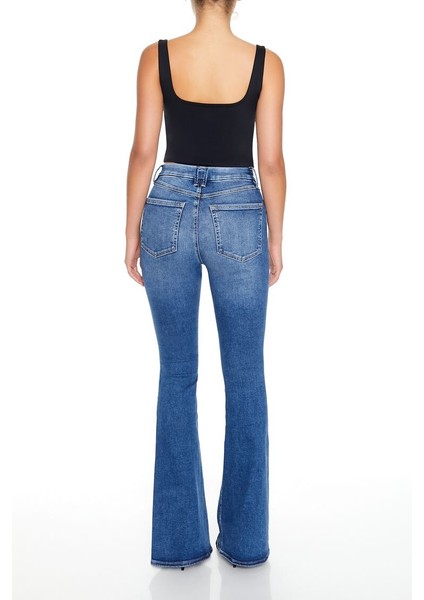 High-Rise Flare Jean Pantolon modelleri