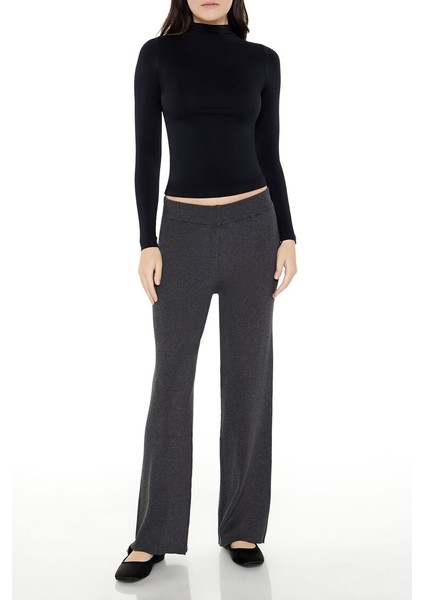 Wide-Leg Triko Pantolon fiyatları