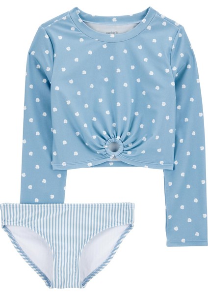 Kız Çocuk Güneş Koruyucu Mayo Set