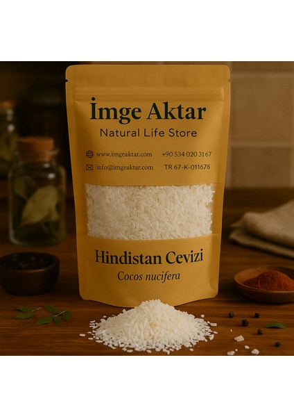 Hindistan Cevizi Rende İri Kıyım Yağlı 100G
