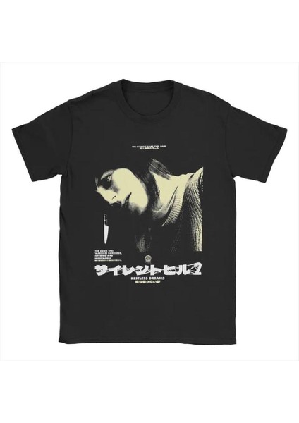 Siyah Silent Hill Angela Orosco Unisex T-Shirt fiyatları