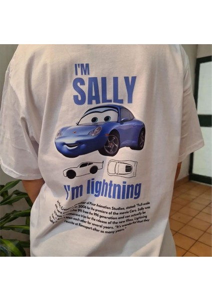 Beyaz Cars I'm Sally - I'm Lightning Unisex T-Shirt