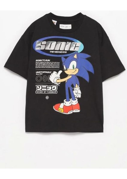 Siyah Super Sonic Unstoppable Unisex T-Shirt