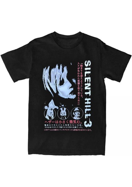 Siyah Silent Hill 3 Heather Mason Unisex T-Shirt