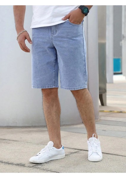 Regular Fit Erkek Kot Şort