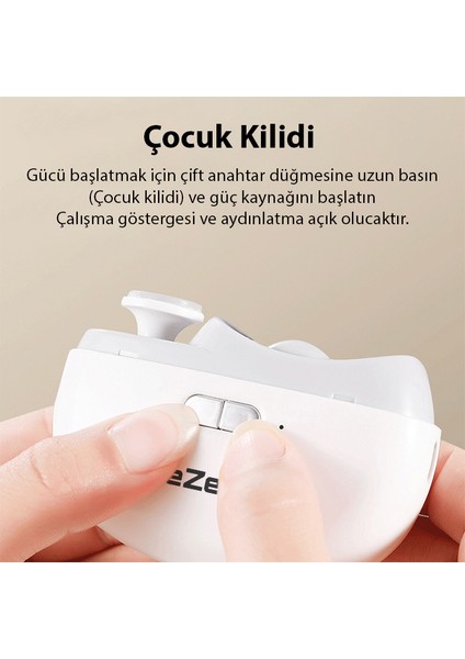 Elektrikli Tırnak Makası ve Törpüsü Otomatik Tırnak Makası