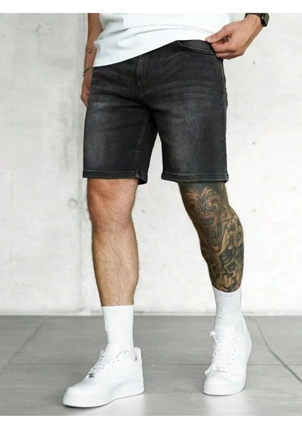 Regular Fit Erkek Kot Şort