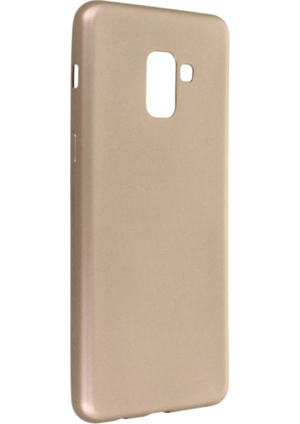 Samsung Galaxy A8 Plus 2018 Kılıf First Silikon - Gold Ynsmr