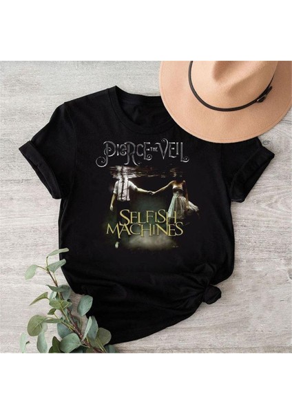 Siyah Pierce The Veil Selfish Machines Unisex T-Shirt