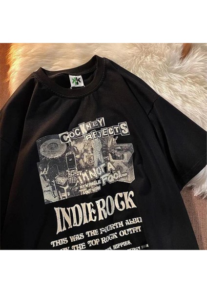 Siyah Indie Rock I'm Not A Fool (Unisex) T-Shirt