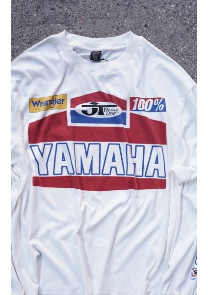 Yamaha Baskılı Uzun Kol T-Shirt modelleri