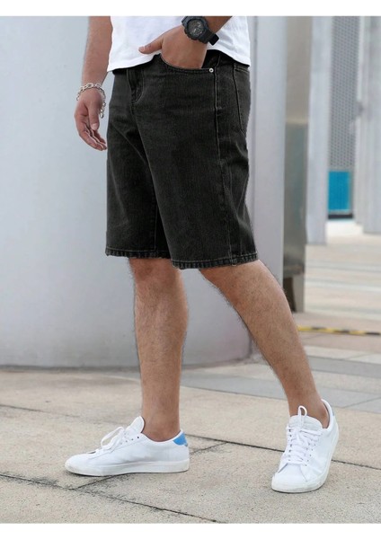 Regular Fit Erkek Kot Şort fırsatları