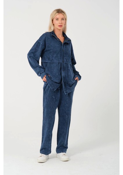 Pamuklu Ceket Spor Takım-Yeşil fiyatları