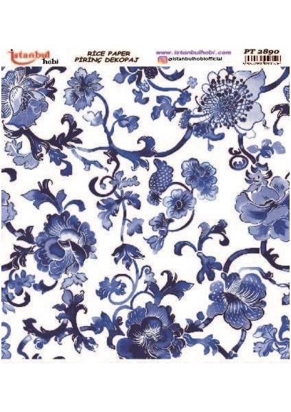 Istanbul Hobi Blue Blanc Pirinç Dekopaj PT2890 fiyatları