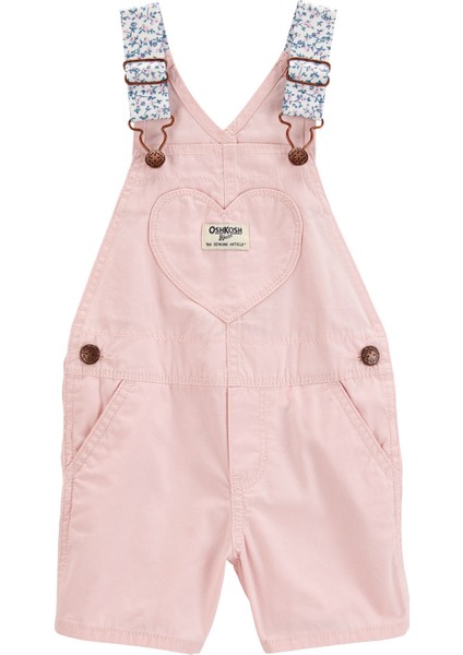 Küçük Kız Çocuk Salopet Şort