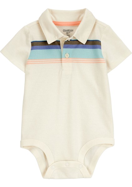 Erkek Bebek Polo Yaka Body