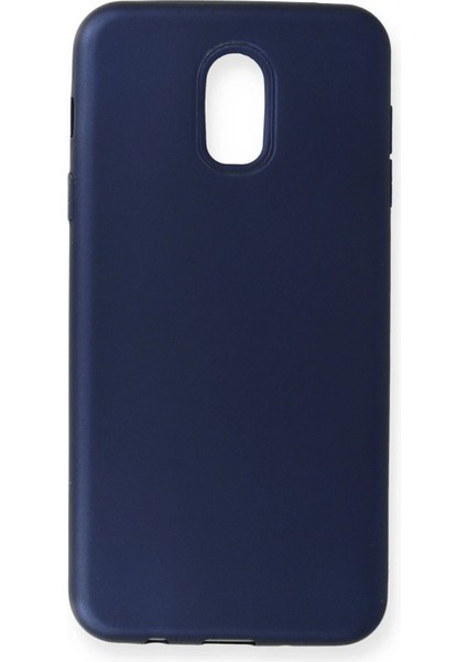 Samsung Galaxy C8 Kılıf First Silikon - Lacivert Ynsmr