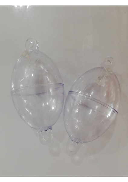 Sulu Şamandıra Şeffaf Elips 6 Cm ( 2 Adet )