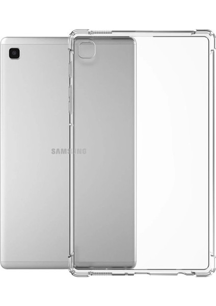 Samsung Galaxy T220 Tab A7 Lite 8.7 Kılıf Şeffaf Tablet Silikon - Şeffaf Ynsmr