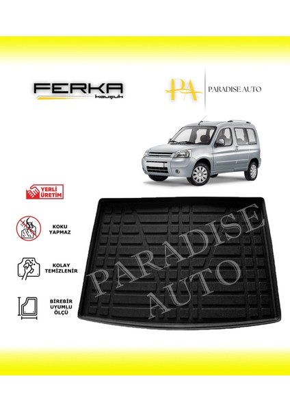 Citroen Berlingo 1998-2008 Bagaj Havuzu