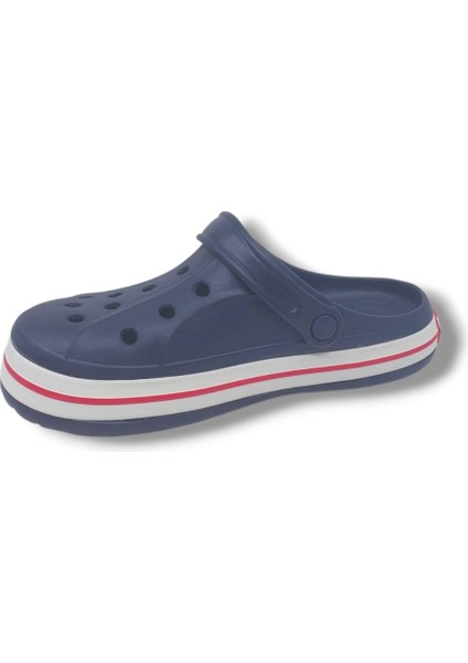 Cflex 22233 Unisex Lacivert Kırmızı Beyaz Sabo Terlik Sandalet fırsatları