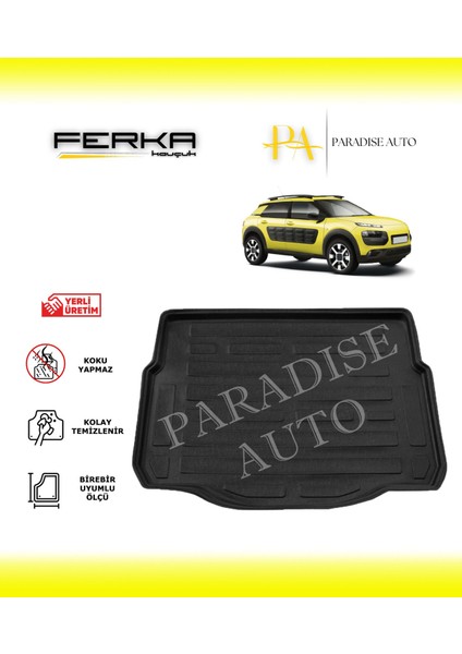 Citroen C4 Cactus 2014 ve Üstü Bagaj Havuzu