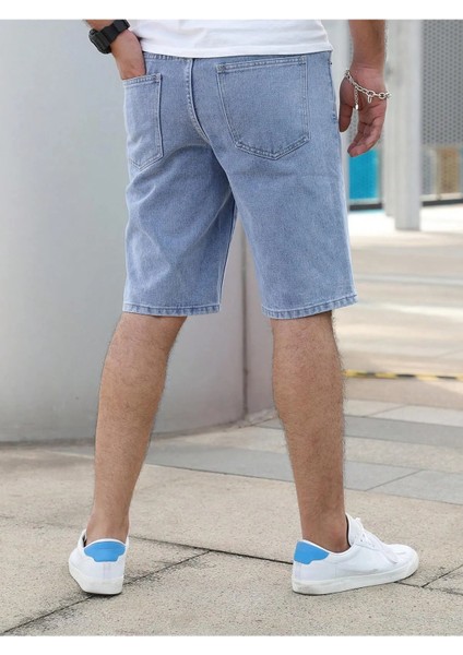 Regular Fit Erkek Kot Şort modelleri