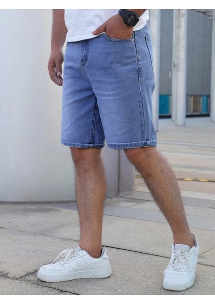 Regular Fit Erkek Kot Şort