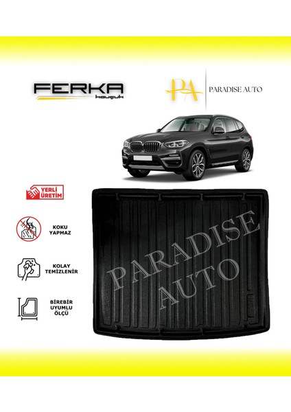 Bmw X3 Suv 4x4 2019 ve Üstü Bagaj Havuzu