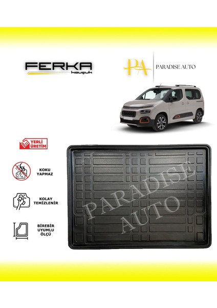 Citroen Berlingo 2019 ve Üstü Bagaj Havuzu